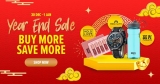 Lazada Year End Sale: 30 Dec – 1 Jan (Buy More Save More)