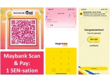 Maybank MAE Scan & Pay: 1 SEN-sation