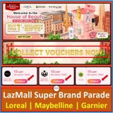 LazMall Super Brand Parade: Loreal, Maybelline and Garnier