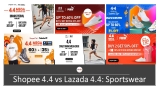 Shopee 4.4 vs Lazada 4.4: Sportswear