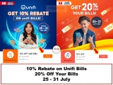 Shopee x Unifi and Bills Discount Offers for July 2021