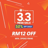 Shopee (MY) 3.3 Mega Sale Special Vouchers. Come get them!